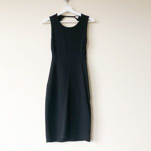 Wilfred cutout bodycon midi dress